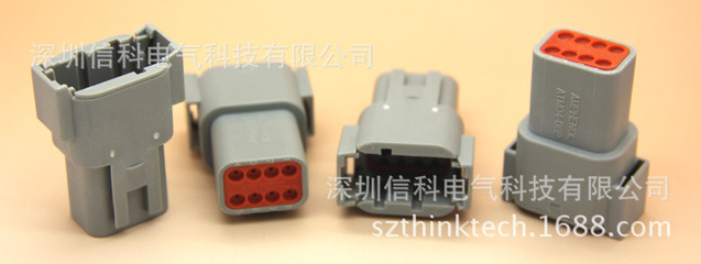 Amphenol安費諾連接器8芯插座ATM04-08PA 可靠替代德馳DTM04-8P，深圳信科電氣科技為您服務
